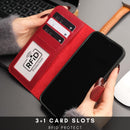Casper iPhone 16 Wallet Case Leather MagSafe