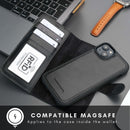 Casper Leather iPhone 15 Wallet Case | Detachable MagSafe Compatible RFID Protection