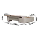 Caster · Modern L-Shaped Executive Desk