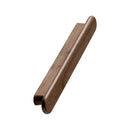 Walnut Lacquered Wood "Classis" Cabinet Knob and Drawer Pull