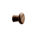 Walnut Lacquered Wood "Classis" Cabinet Knob and Drawer Pull