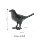 Cast iron bird decoration elegant living room figurine