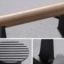 Cast iron steak press plate with wooden handle kitchen tool