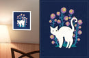 Cat CBE9001 Cross stitch kits with plywood form