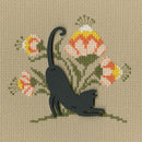 Cat CBE9002 Cross stitch kits with plywood form