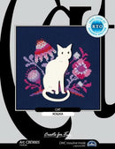 Cat CBE9005 Cross stitch kits with plywood form