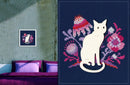 Cat CBE9005 Cross stitch kits with plywood form