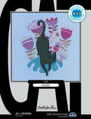 Cat CBE9006 Cross stitch kits with plywood form