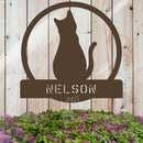 Cat Lover w Name and Year Sign