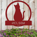 Cat Lover w Name and Year Sign