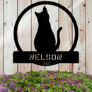 Cat Lover w Name and Year Sign