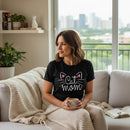Cat Mom Graphic T-Shirt 100% Cotton Women's Casual Short Sleeve Tee