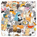 Cat Stickers – 50 Waterproof Vinyl Decals for All Surfaces