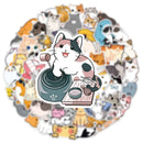 Cat Stickers – 50 Waterproof Vinyl Decals for All Surfaces