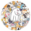 Cat Stickers – 50 Waterproof Vinyl Decals for All Surfaces