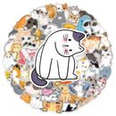 Cat Stickers – 50 Waterproof Vinyl Decals for All Surfaces
