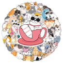 Cat Stickers – 50 Waterproof Vinyl Decals for All Surfaces