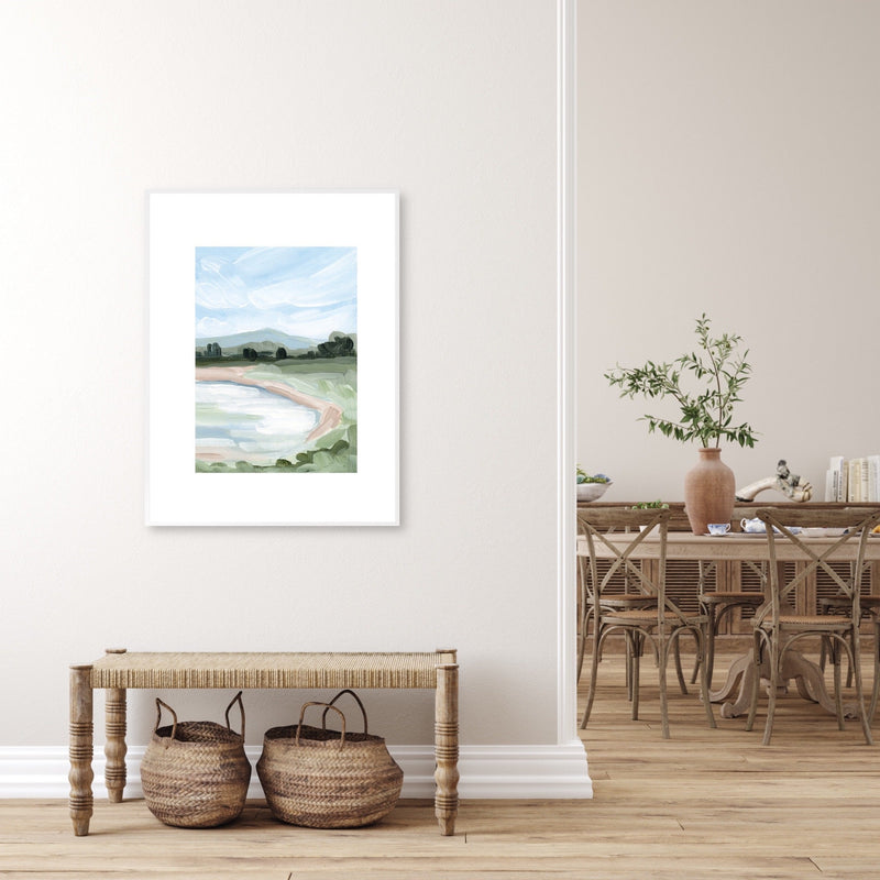 "Catamount Reservoir I" Art Print