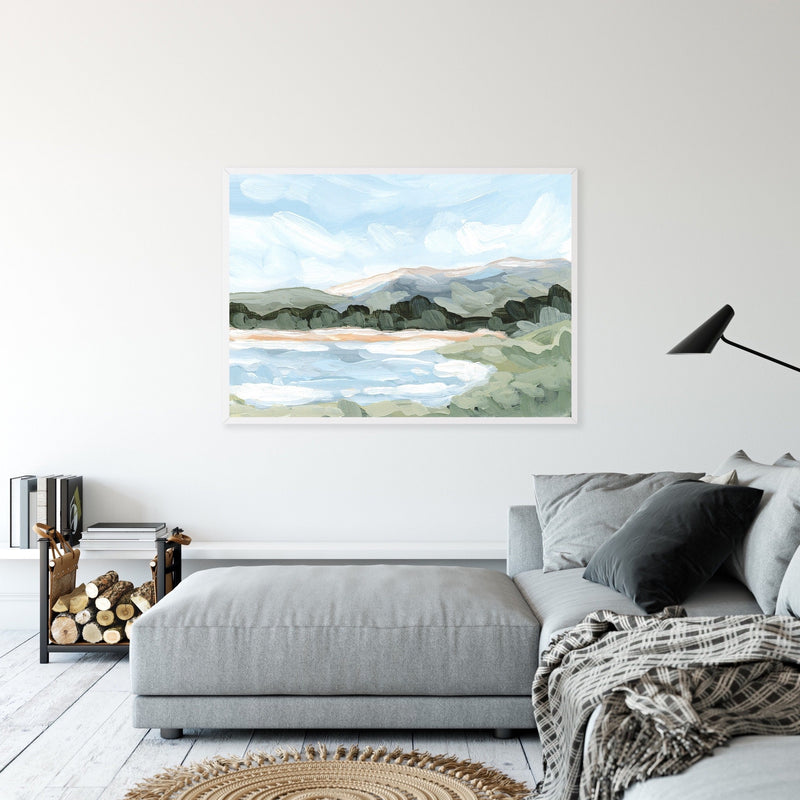 "Catamount Reservoir II" Art Print