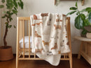 World Map - Vintage Baby Blanket