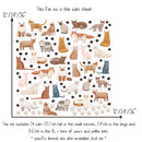 Dogs decals - Fabric Nursery Wall Art Decals
