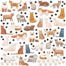 Dogs decals - Fabric Nursery Wall Art Decals