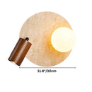 Cavet Travertine Wall Lamp