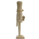 Unfinished Wooden Nutcracker DIY Craft Kit 12 Inches