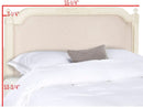 Tufted Linen Rustic Beige Headboard for Twin Beds
