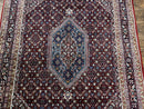 Indo Persian Bidjar Rug 6x9, Vintage Wool Handmade Carpet