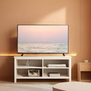 43 Inch White Mid Century Modern TV Stand For 50 Inch TVs