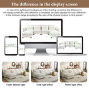 U_Style U-shaped Freely Transformable Modular Corner Sofa with Two Ottomans, Suitable for Living Rooms, Studies, Home Theaters, and More.