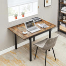 Folding Dining Table Drop Leaf Extendable Brown For Small Spaces Seats 2 To 4