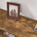 Rustic 47 Inch 3 Tier Sofa Console Table With Open Shelves