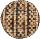 Raakkyla Black Ottoman