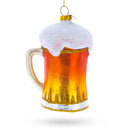 Frothy Beer Stein Glass Christmas Ornament