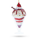 Dessert Cake Glass Christmas Ornament