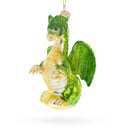 Flying Dragon Glass Christmas Ornament