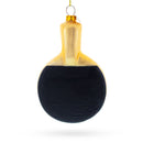 Ping-Pong Paddle Glass Christmas Ornament