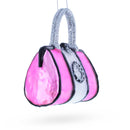 Pink Handbag Glass Christmas Ornament