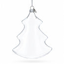 Christmas Tree Clear Glass Christmas Ornament