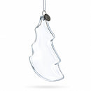 Christmas Tree Clear Glass Christmas Ornament