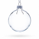 Set of 3 Clear Glass Ball Ornament 2.5