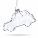 Car Clear Glass Christmas Ornament