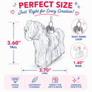 Horse Clear Glass Christmas Ornament