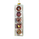 Box of Chocolates Glass Christmas Ornament