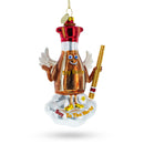 Soy Sauce with Chopsticks Glass Christmas Ornament