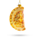 Dumpling Pierogi Glass Christmas Ornament