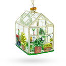 Greenhouse Glass Christmas Ornament
