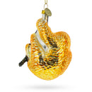 Hanging Sloth Glass Christmas Ornament